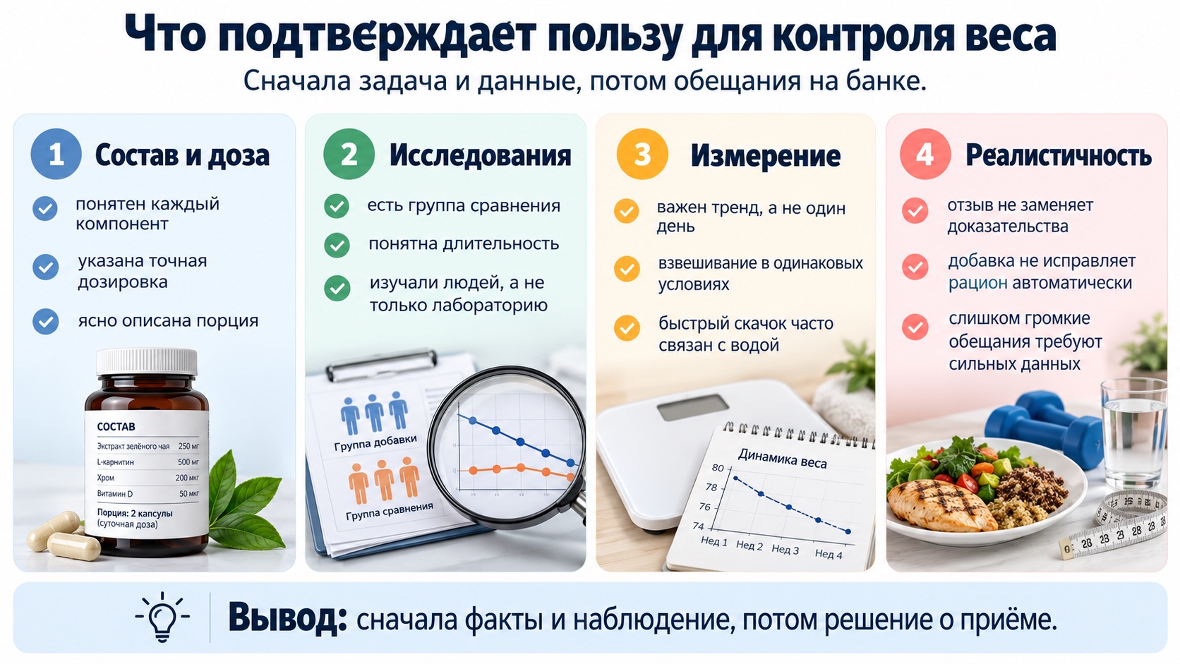 Как оценить пользу добавки для контроля веса.